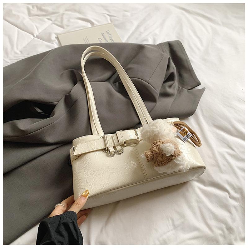 Commute Trend Fashion Trendy Handbag for Women, Small-sized, with Unique Texture, Single Shoulder Bag on The Armhole