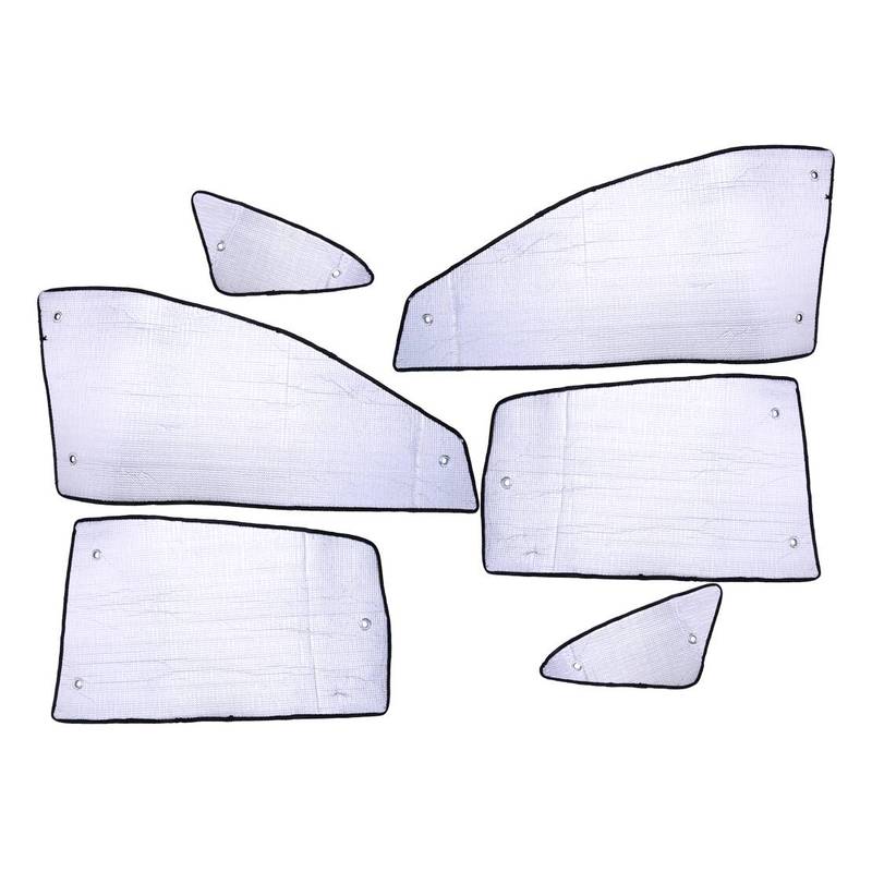 

1 Set Side Window Privacy Cover Sunshade UV Block Fit for Honda CRV 2007 2008 2009 2010 2011 Silver Aluminum Foil