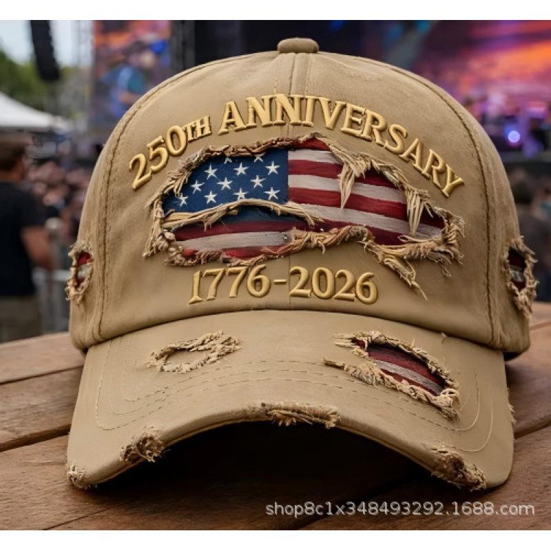 New Hat American Flag D Digital Printing Baseball Cap Men's and Women's Casual Cap