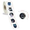 Cartoon Wolf Stickers Roll for Fridge, Skateboard, Cabinet, Cup, Phone, Planner, 500 Pieces