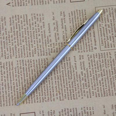 Drehkugelschreiber Metall Feinstab Edelstahl Blau Biro Kugelschreiber Pen Kugelschreiber Kugelschreiber Blau Unikat