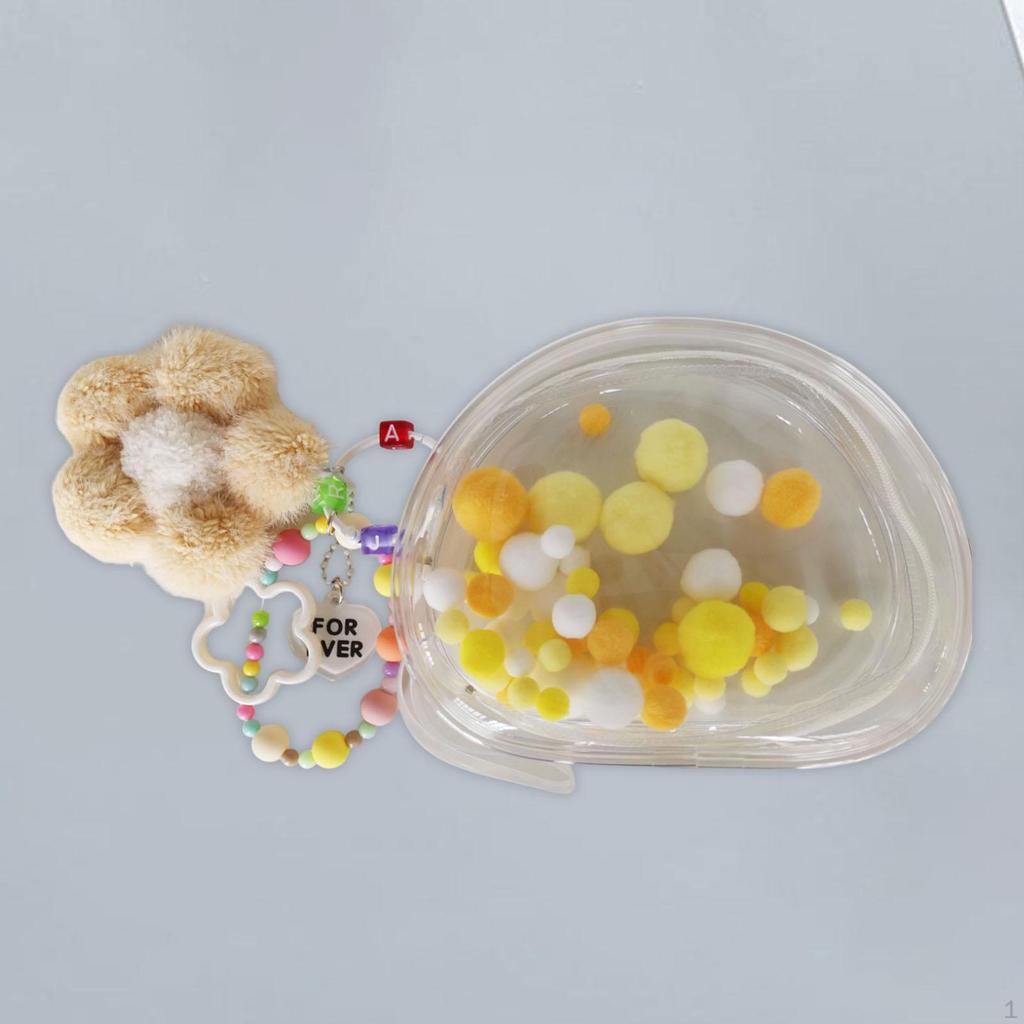 Clear Figure Display Bag Mini Doll Storage Case, Dustproof, Waterproof Small