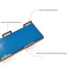 Copper M.2 SSD Heatsink with Thermal Silicone Pad Metal M.2 SSD Cooler Radiator Replacement Parts Single/Double Sided for Laptop