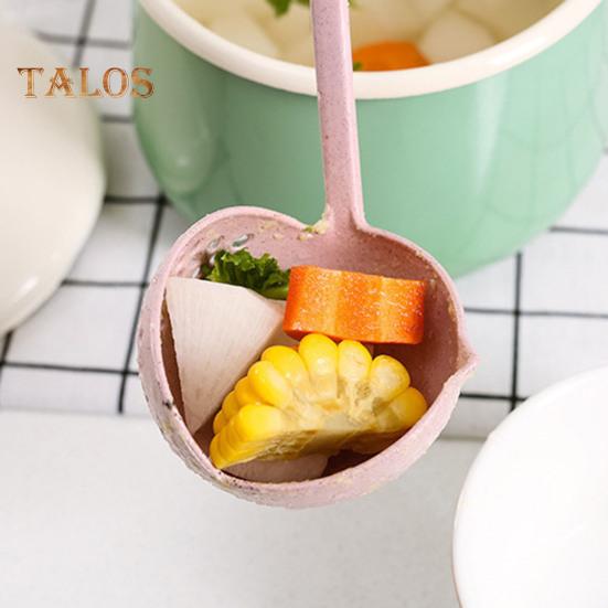 Strainer Spoon Eco-friendly Easy To Clean Two-in-one Delicate Multifunctional Soup Spoon with Hanging Hole for Hotel