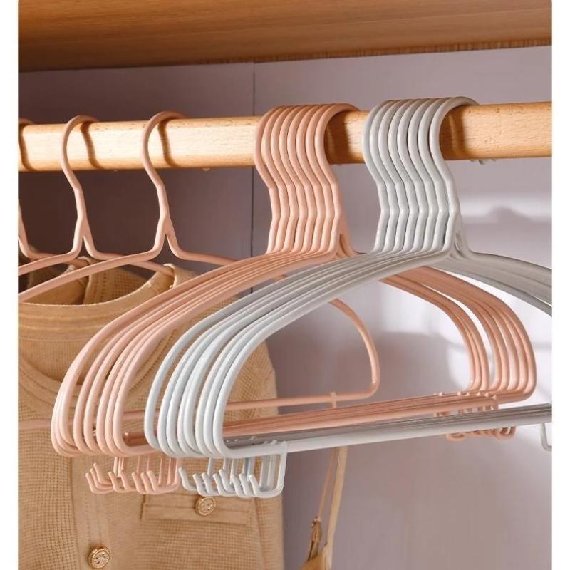 8 Stück Kleiderbügel Kleiderbügel mit rutschfestem Design, spurlos Kleiderständer, robuste, strapazierfähige Kleiderbügel