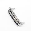 1 Set JM JazzMaster Gitarrenbrücke Verstellbar Gewindet 6 Saitenreiter Gitarrenmeisterbrücke Für E-Gitarre im Meister-Stil