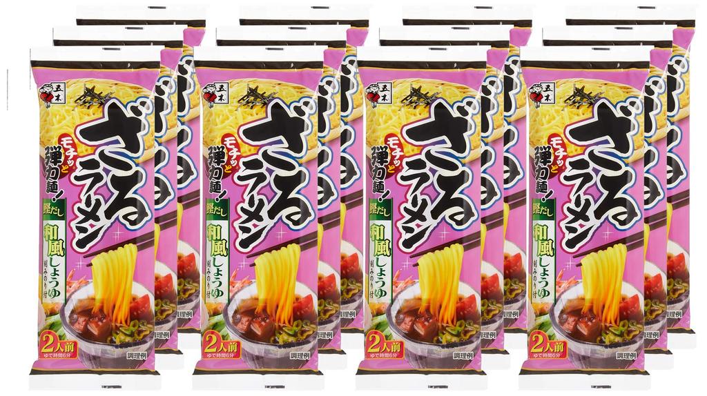 Itsuki Foods Zaru Ramen Japanese Style Soy Sauce 280g x 12 packs