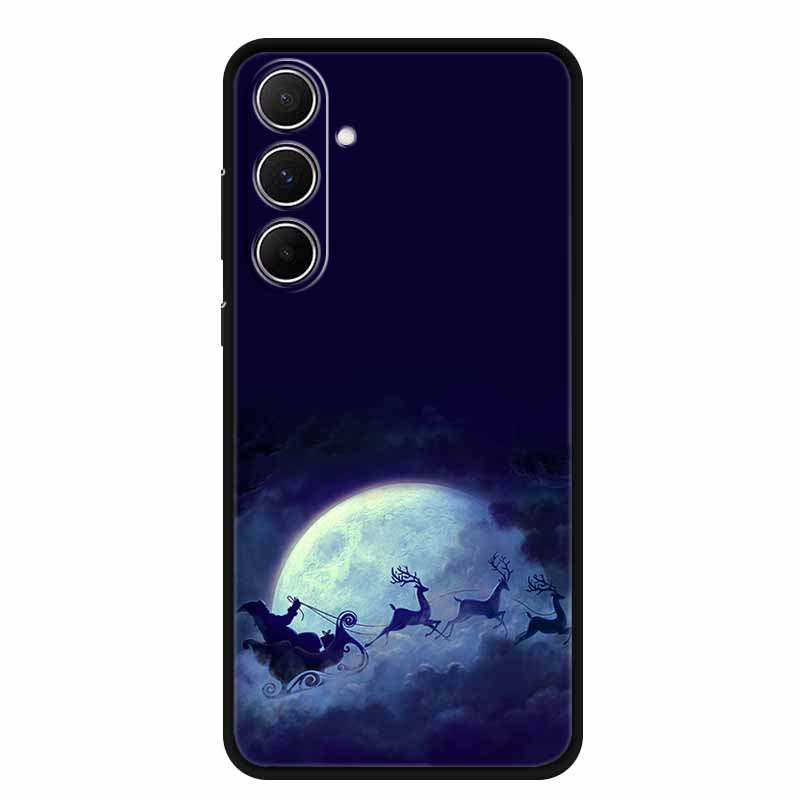 Christmas Phone Case For Samsung A17 5G 2025 Case Soft Black Silicone Bumper For GalaxyA17 17 5G TPU Coque Samsung Galaxy A17 5G