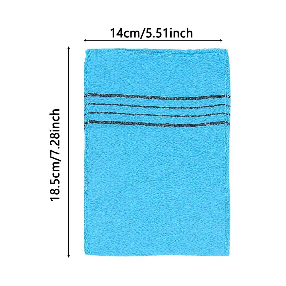 1/3/5/10 Pcs Durable Massage Viscose Fiber Cleaner Portable Shower Scrubber Washcloth Bath Glove Exfoliating Bath Towel