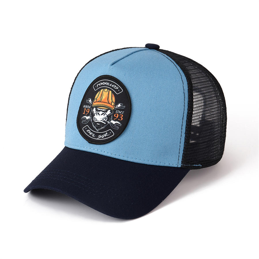 Yiran bag Nieuwe Ademende Mesh Pet Stetson Wolfskop Poker Trucker Pet Outdoor Sport Zonbescherming Pet Straat Hiphop Pet Unisex Adjustable