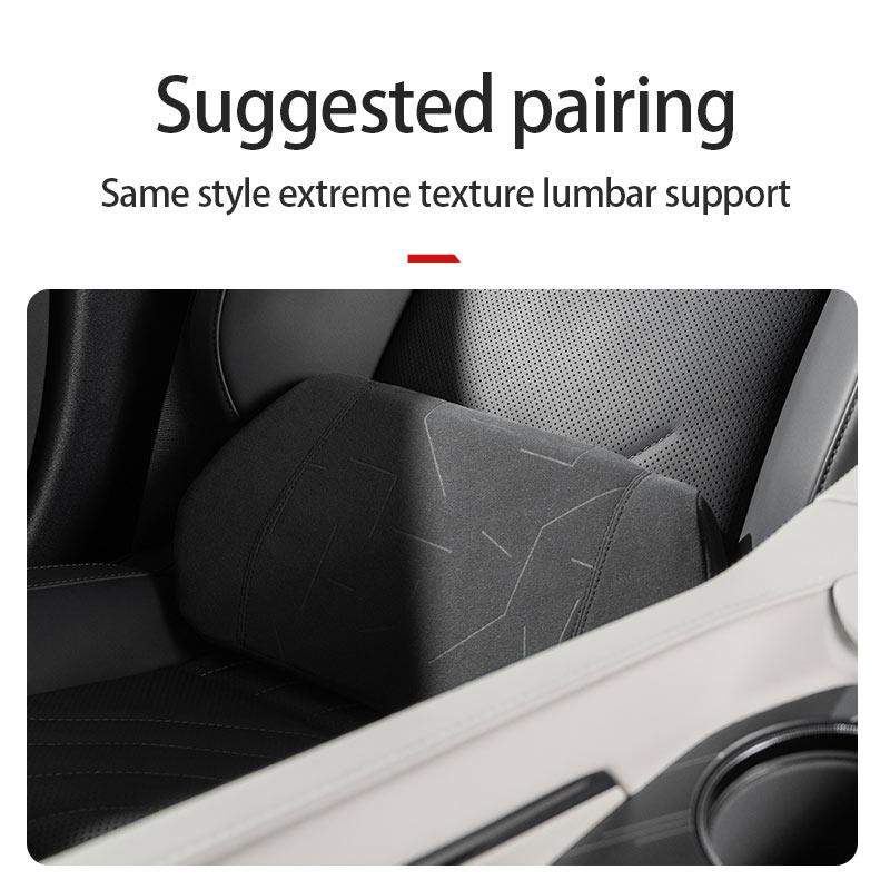For ZEEKR 001 2025 2024 Suede neck pillow Headrest and waist support Comfortable waist car seats interior accessories