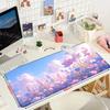 mouse pad Larger mousepad Flower scenery starry sky Gaming Keyboard Computer Desk Mat Accessories Game Mause Ped Office Carpet