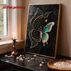 Pearl DIY Butterfly Art Kits 15.7x19.6inch Gem Art Pearl Painting Kits Without Frame for Adults Gift Idea Home Wall Decor