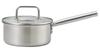 Bestco Satin Saucepan, 16cm, Echoes, Lightweight, Visible, Stainless Steel, with Glass Lid, Induction Compatible, ND-6341