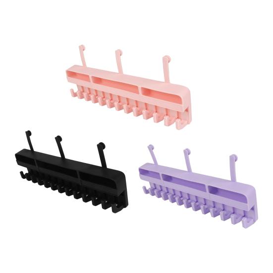 Hair Extension Holder Wig Storage Rack Multipurpose Easy To Install Wall Mounted Multiple Wigs Hanger Storage Organizer