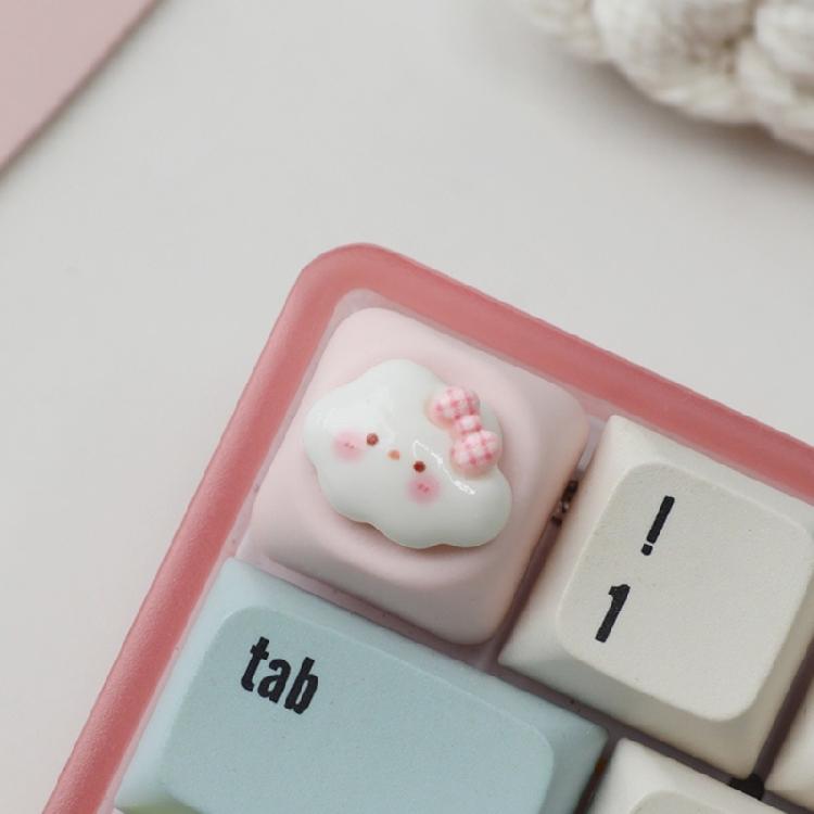 Handmade 3D Cartoon Resin Keycaps For Mechanical Keyboards Theme Optional Enhances Typing Design