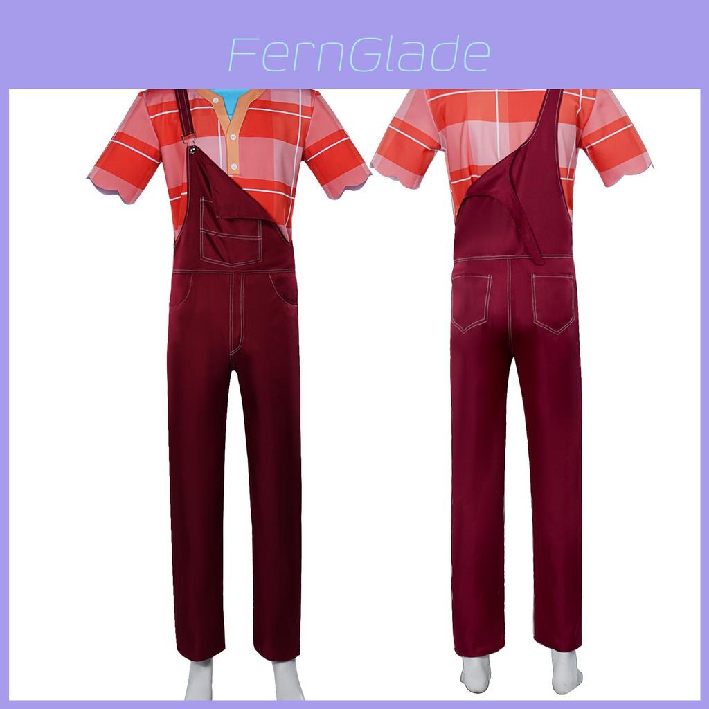 Costume Cosplay di Ralph Spaccatutto per Halloween in Tessuto di Poliestere e Vestibilità Comoda per Bambini e Ragazzi