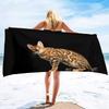 Wildlife Animals Beach Towel,Oversized Microfiber Pool Shower Bath Swimming Towel,Soft Thin Quick Dry Sand Free Towel Gift Decor