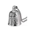 Fashion Red Cross Guardian Angel Wings Motorcycle Keychain Men Biker Rider Exorcist Keychain Amulet Lucky Amulet Accessory Gift