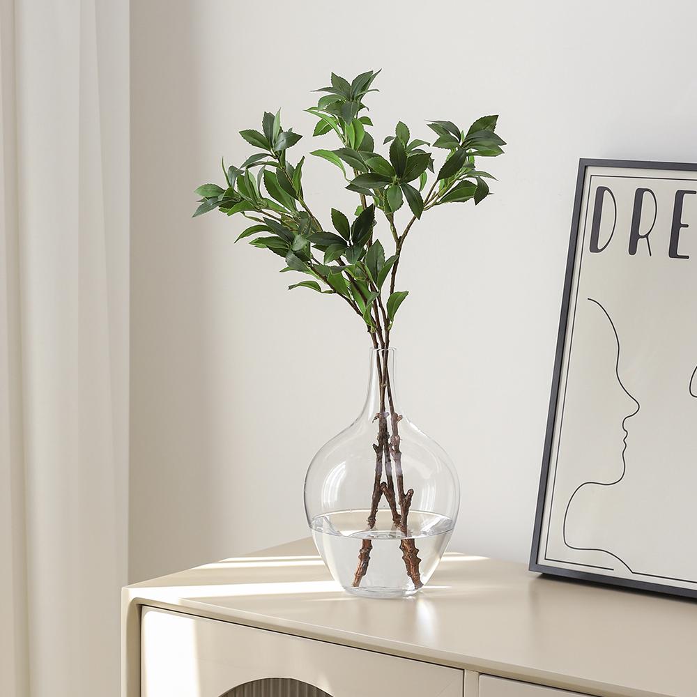 Eleganter Holz-Grün-Künstlicher Blumenbaum für Innenraumdekoration & Landschaftsgestaltung