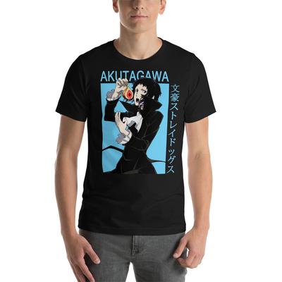 Ryunosuke Akutagawa, Bungou Stray Dogs, Anime, Kawaii, Japanisches Unisex neues T-Shir