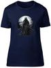 Grim Reaper Unisexs TShirt Gothic Moon Death Skeleton Ladies Gift Tee