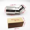 Adjustable 63mm Stainless Steel Exhaust Tailpipe with Elbow