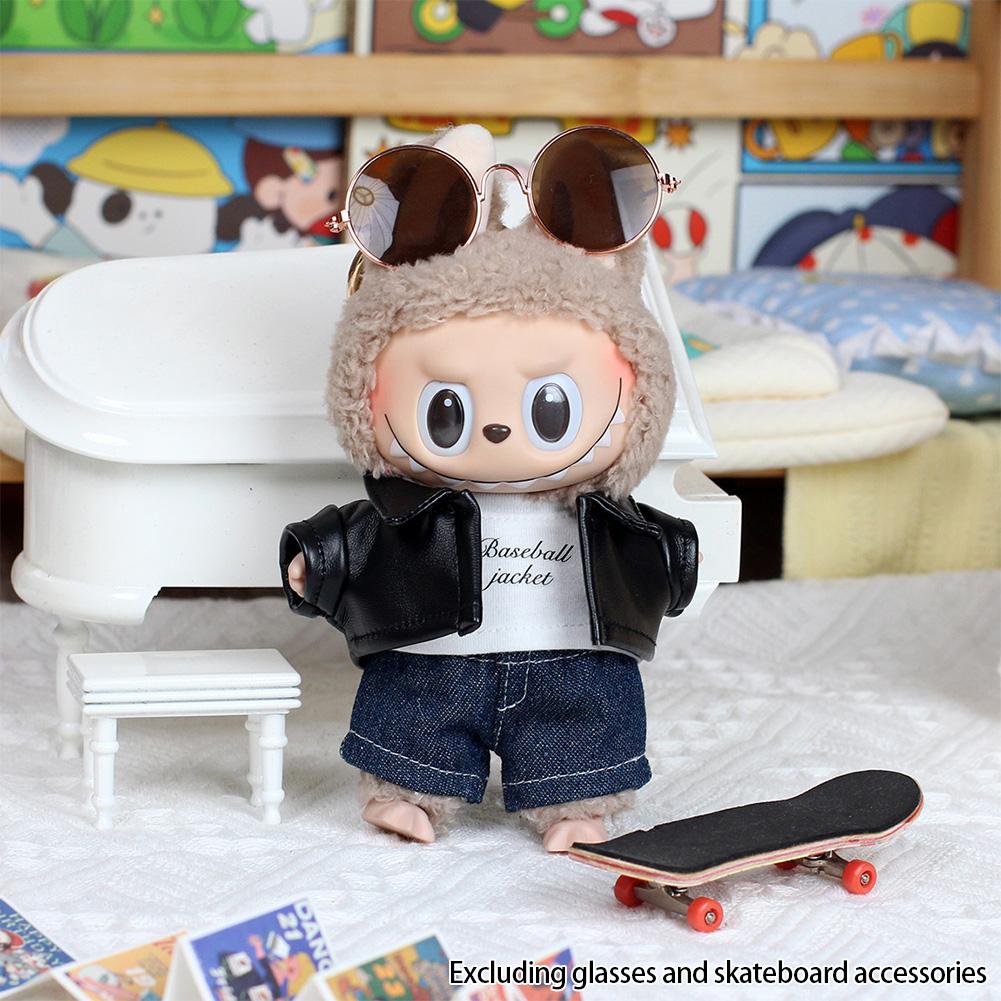 For 17cm Labubu Doll Clothes Fashion Clothes Hoodies Doll Clothes Hoodies Dolls Accessories Cute Decoration Little Cloths