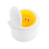 Popping Shit Toilet Squeeze Toy Stress Relief Cartoon Poop Toilet Cup Anti-Anxiety Stress Ball Portable Students Office Worker Desk Toy