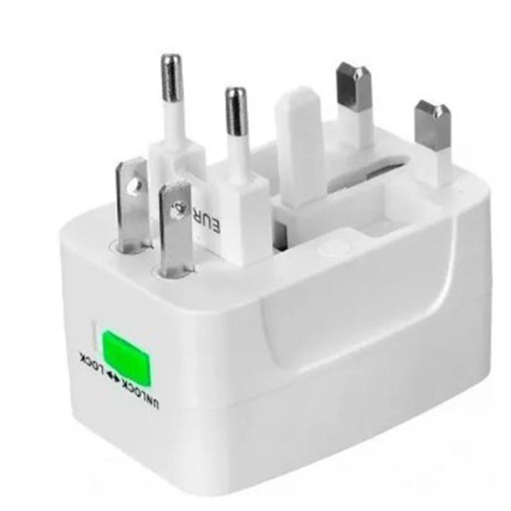 2PCS Power Conversion Plug ABS Housing Worldwide 1300W Power Charger Converter for Travel