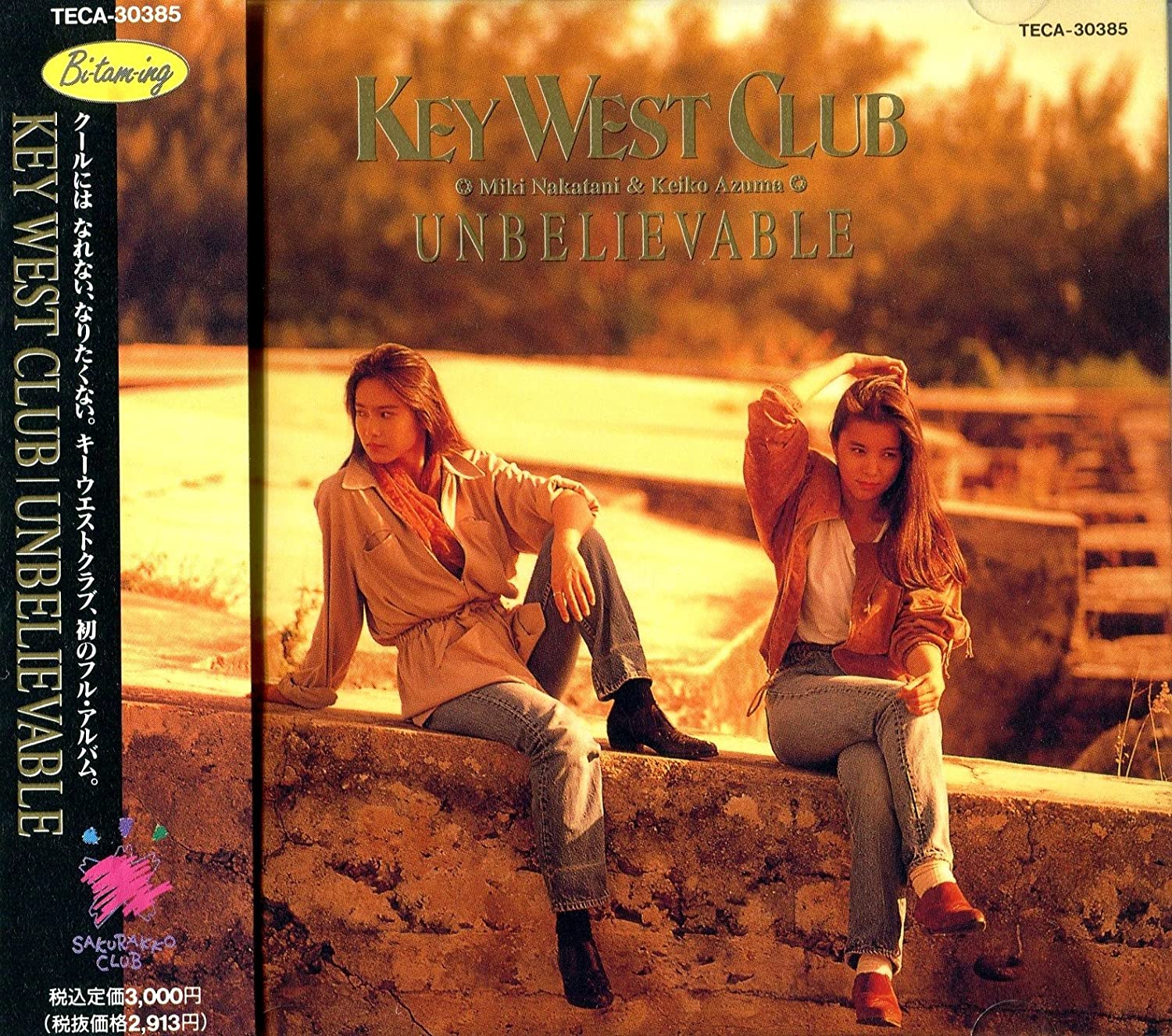

CD KEY WEST CLUB - Unbelievable TECA30385 Bi-tam-ing 1992 Japan ObiPop Used