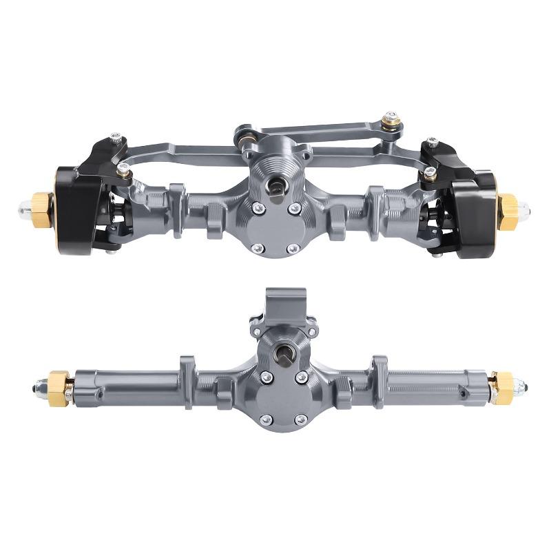 1/24 RC Crawler Special Planetary Front Rear Axle 52° Brass Steering Knuckle for Axial SCX24 C10 JLU Parts