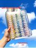 Large Transparent Bead Organizer Box with Compartments