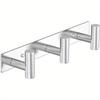 Coat Hooks Wall Mount, Stainless Steel 3 Hooks Wall Hooks T Shaped Coat Hanger Wall Mount, Heavy Duty Silver Towel Hooks Purse