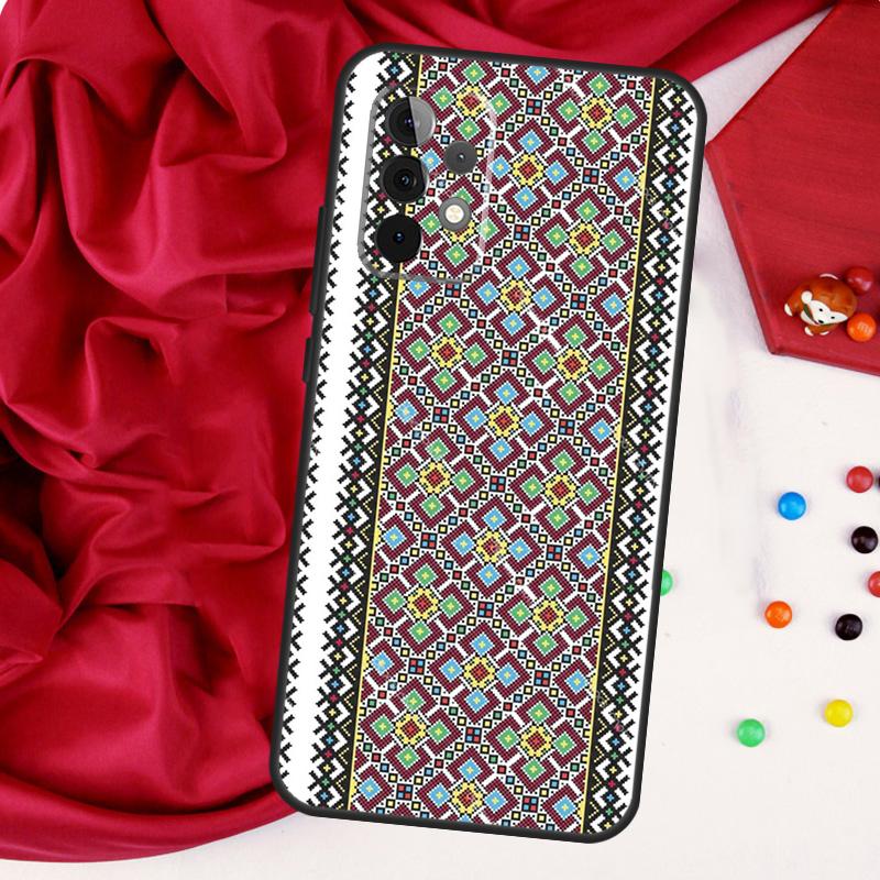 Ukraine Ukrainian Embroidery For Samsung Galaxy A26 A05 A06 A16 A54 A34 A14 A22 A32 A52 A55 A35 A15 A53 A13 A56 A36 Case