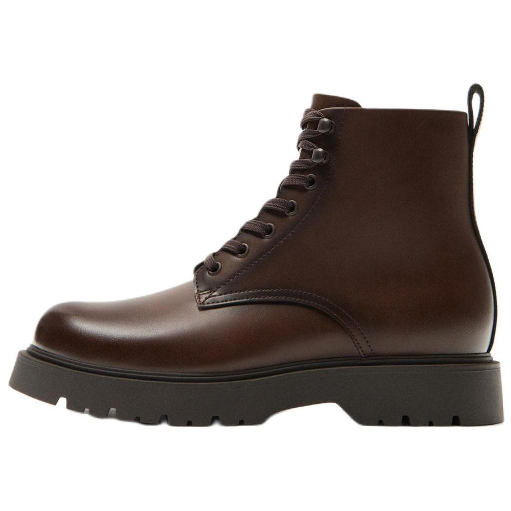 Zara Comfortable Simple Elegant Fashion Trendy Short Martin Boots Men Boots Brown 12055520700