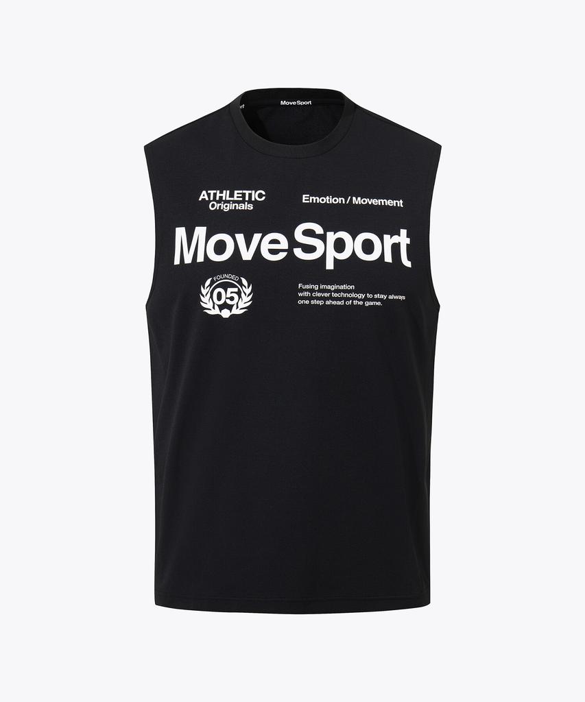 MUBEUSEUPOCHEUBAIDESANGTEU Wording Graphic Sleeveless Black Vs121Est11