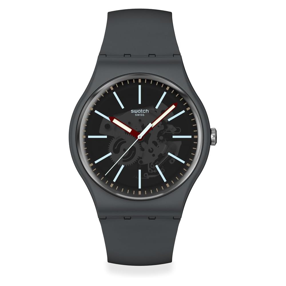 

Годинник Swatch COBBLESTONE STREET NEW GENT БІОРОЗКЛАДНИЙ SO29A101