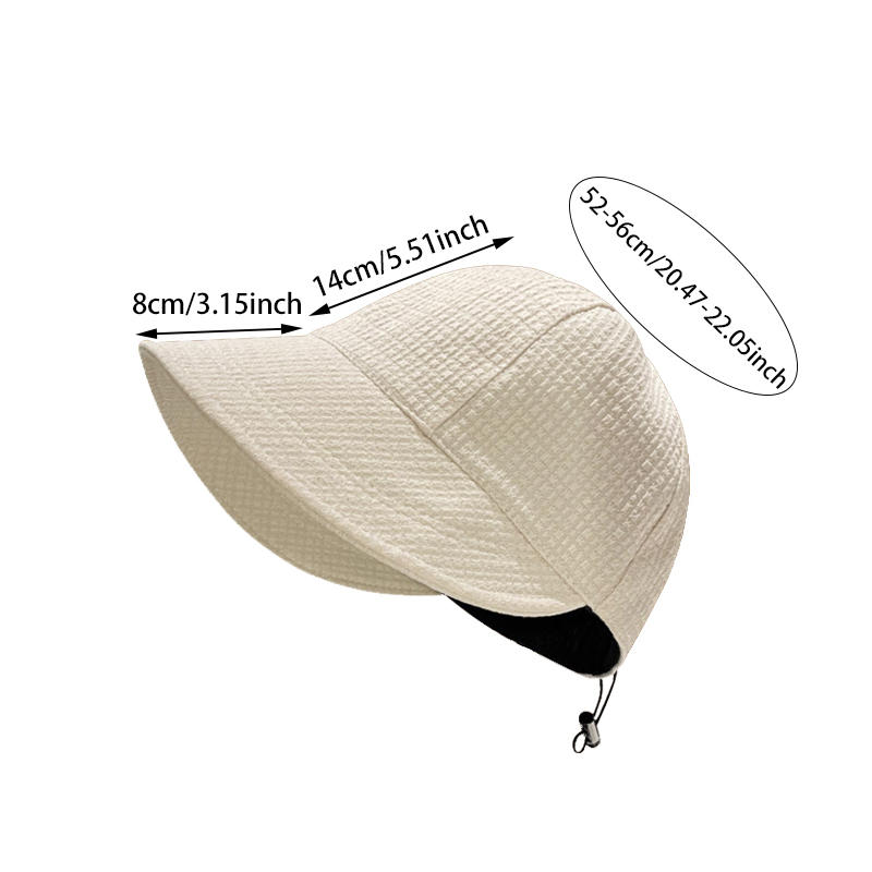 Waffger Fisherman'S Hat Women'S Baseball Cap Spring And Summer Fashionable And Versatile Sun Protection Hat