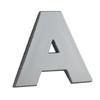 DIY 50mm high big plastic 3d chrome letters self adhesive Alphabet car stickers auto sign Car accessories Decoration
