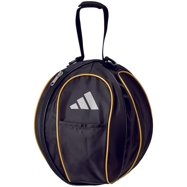 adidas Soccer Ball Bag 1 Piece Black x Gold AKM22BKG AKM22BKG (Adidas)