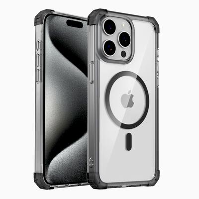 Transparentní pouzdro Shockproof Armor Pro iPhone 16 15 14 13 12 Pro Max Plus 15Pro 14Pro iPhone15 Pro Magsafe Mag Safe Charge Cover