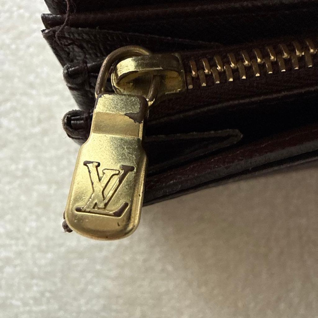 Used LOUIS VUITTON Damier Long Wallet