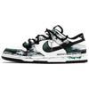 Nike Dunk Wan Hua Nong, Ji Feng Jing, Geantă de cumpărături Rezistentă la abraziune Pantofi de skateboard cu profil redus Bărbați Negru Alb DD1391-100(Team113-BOX)