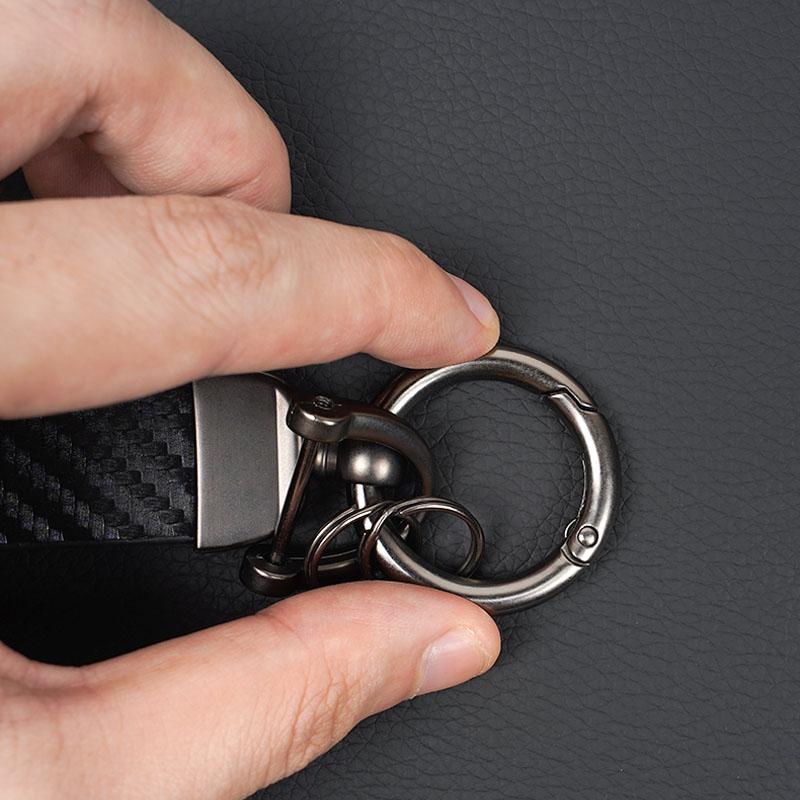Cxgpwl1 Leather Car Keychain Car Keyrings Auto Accessories For Mitsubishi Eclipse Lancer Outlander Pajero ASX Colt I200 Delica Triton Ex