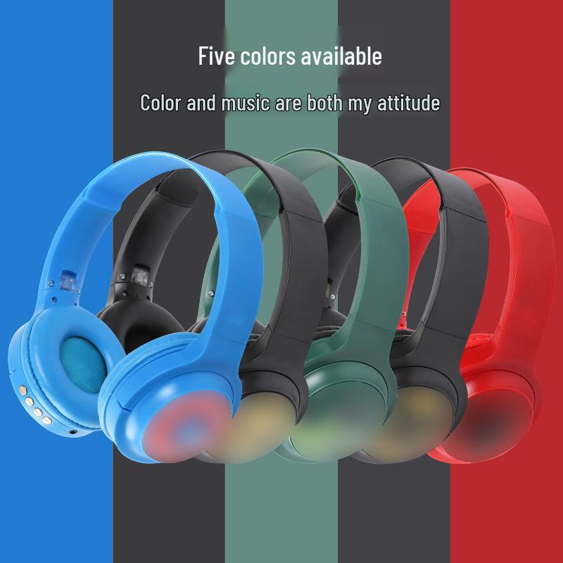 Cartoon Anime Wireless Bluetooth Earphones for Kids - Head-mounted Design with Ultra-long Battery Life