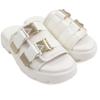Pristine BOTTEGAVENETA Sandals Flash Double Belt Shower Sandal Used