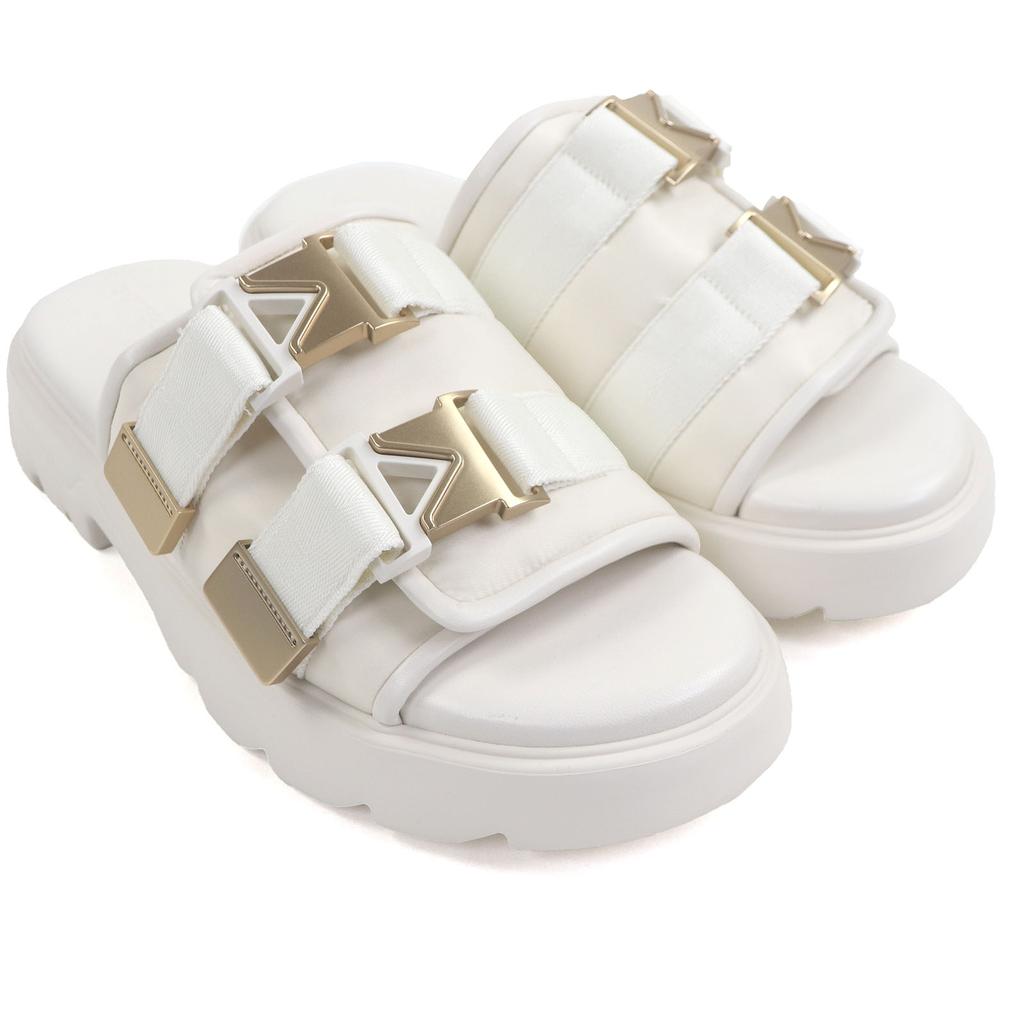Pristine BOTTEGAVENETA Sandals Flash Double Belt Shower Sandal Used