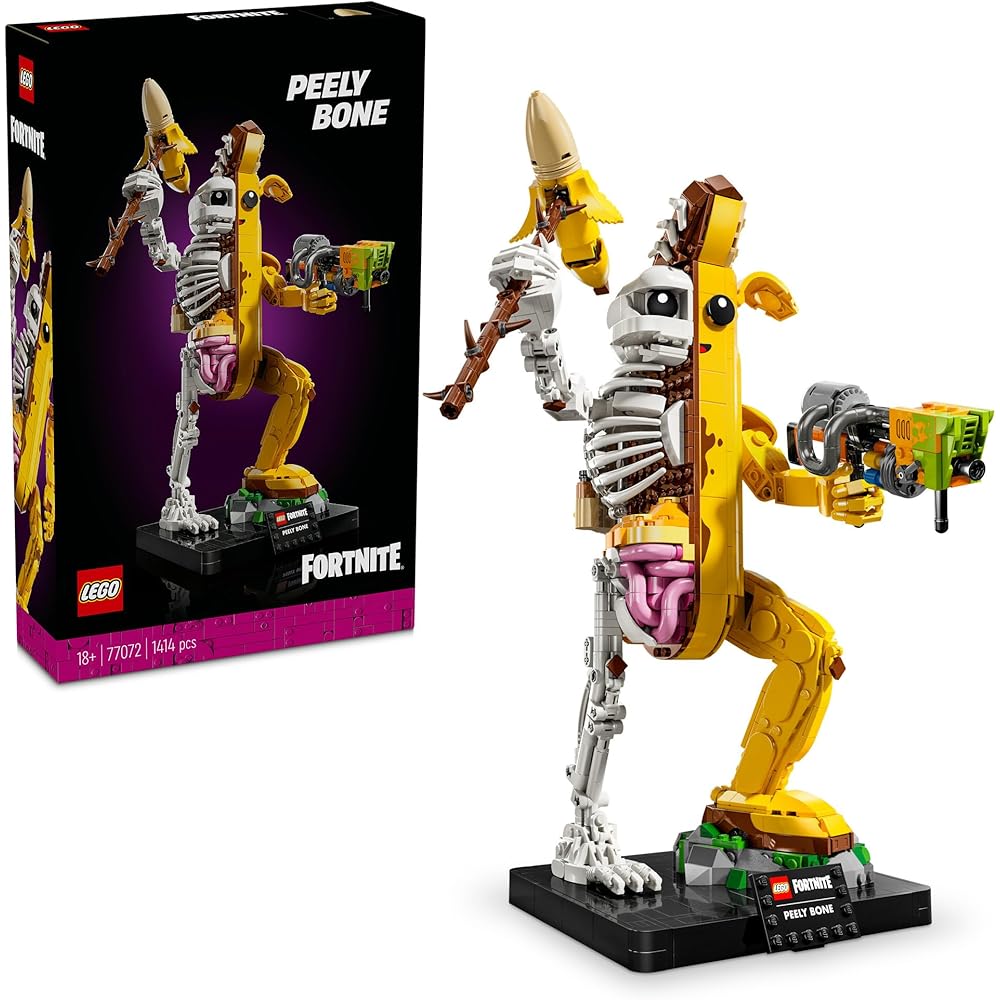 

LEGO Fortnite Peely Bone Building Toy 77072 for Kids and Adults, Perfect for Birthdays and Father s Day