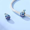 Charms Copperdreamy Blue Flower Perfume Bottle Beads Fit Charms Plataoriginal Bracelet Beads Women Jewellery Making